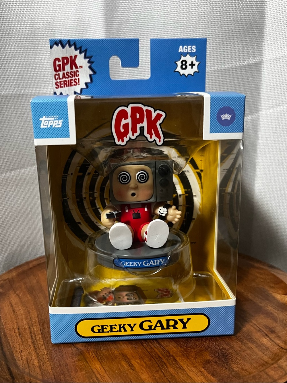 GPK Geeky Gary Action Figure Garbage Pail Kids Topps Classic Series Toy Figurine